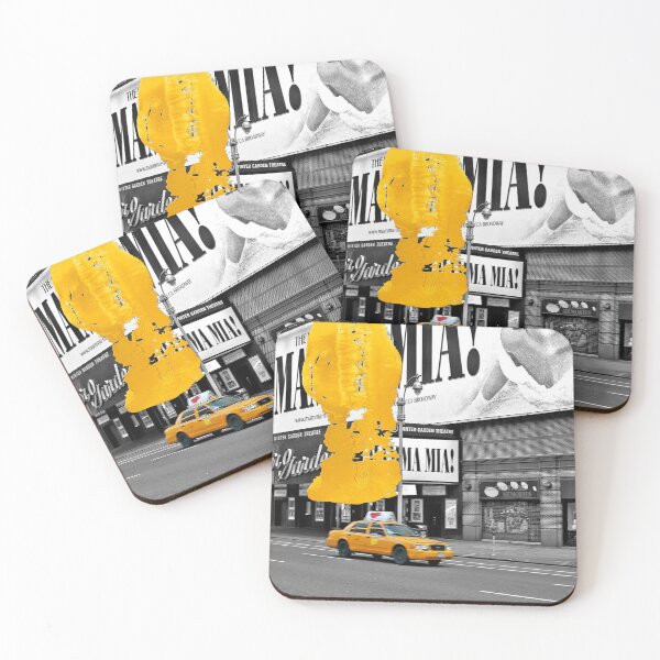 Item preview, NYC Yellow Cabs - Musical High - Brush Stroke designed and sold by Hell-Prints.