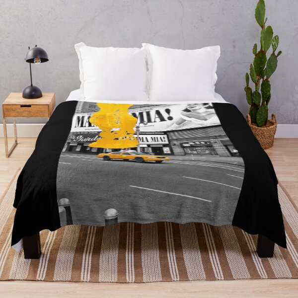 Item preview, NYC Yellow Cabs - Musical High - Brush Stroke designed and sold by Hell-Prints.