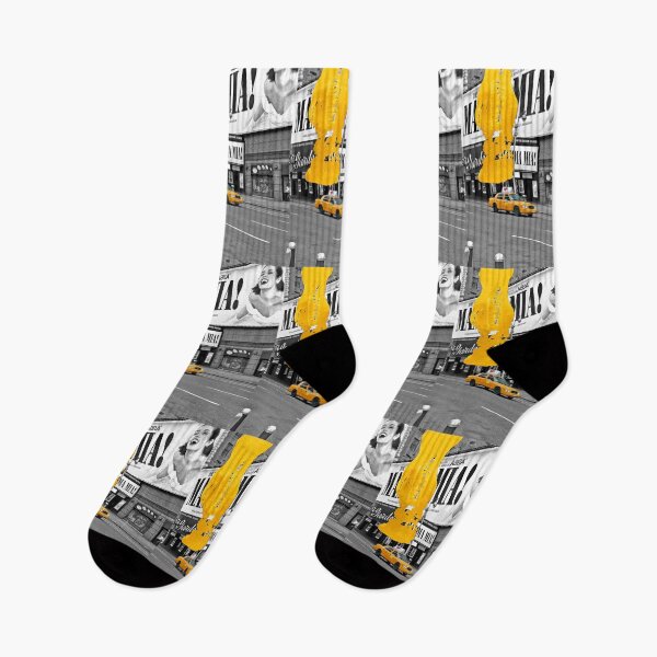 Item preview, NYC Yellow Cabs - Musical High - Brush Stroke designed and sold by Hell-Prints.