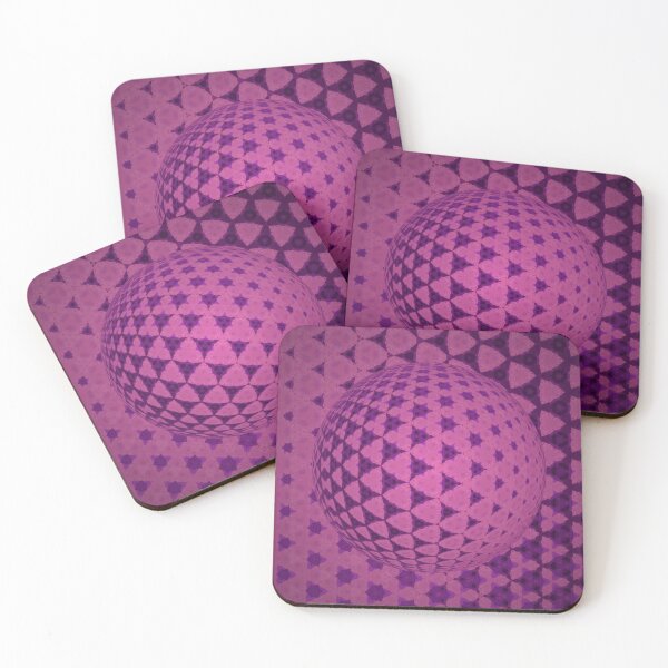Artikelvorschau, Magenta Crystal Wallpaper Vintage entworfen und verkauft von geodeart.