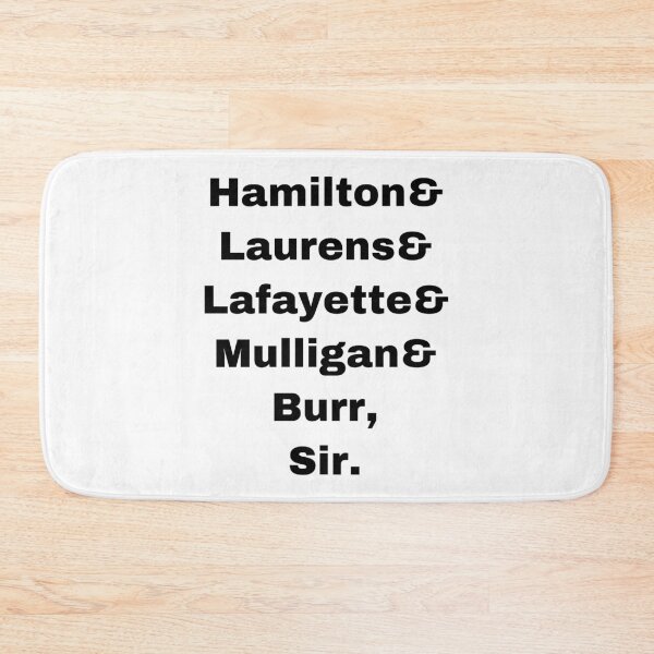 Item preview, Hamilton& Lauren’s& Lafayette& Mulligan&  Burr, Sir. designed and sold by Yeewen88.