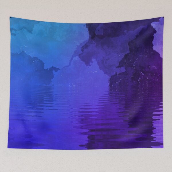 Item preview, Ombre Fantasy Marble Landscape designed and sold by geodeart.