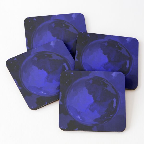 Item preview, Cobalt Blue Marble Stone Watercolor designed and sold by geodeart.