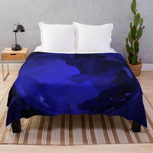 Item preview, Cobalt Blue Marble Stone Watercolor designed and sold by geodeart.