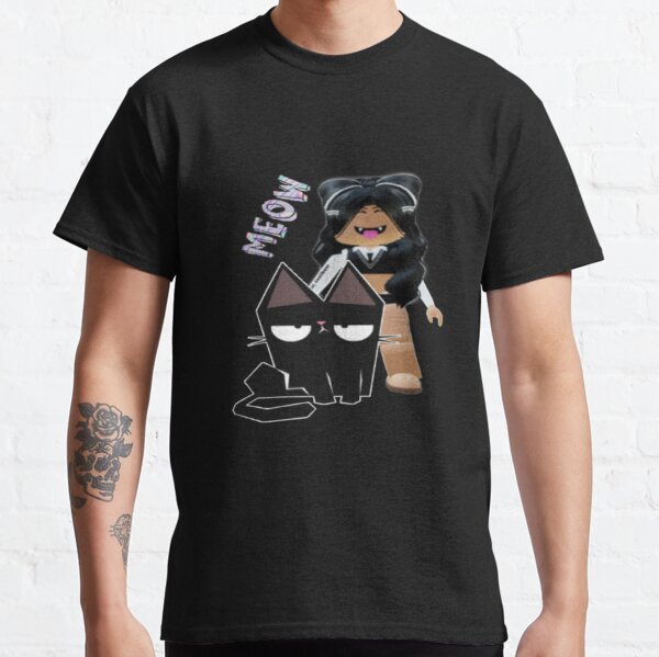 Roblox Cat T Shirts Redbubble - cute cat t shirt roblox