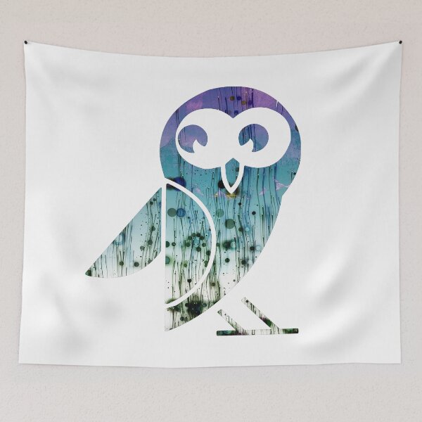 Item preview, Owl In Abstract Colors designed and sold by Heathermarie321.