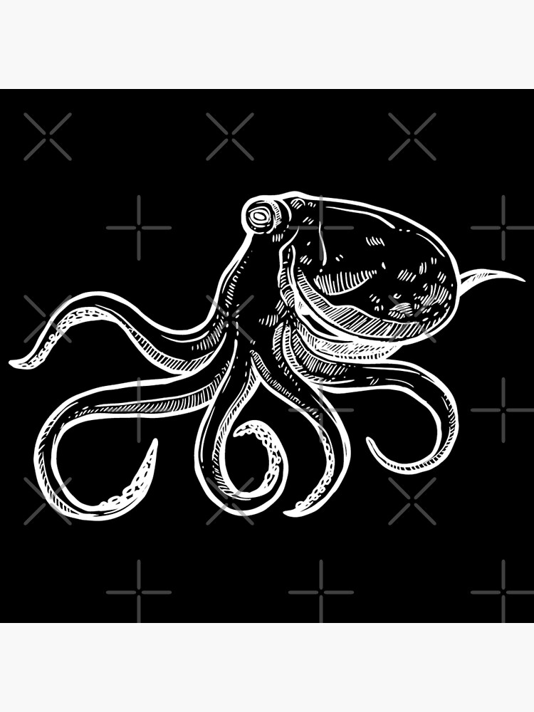 Angry Octopus Poster For Sale By Treasure Crafts Redbubble 7206