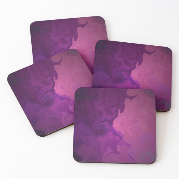 Item preview, Magenta Paint Swirls Punk Fluid Pour designed and sold by geodeart.