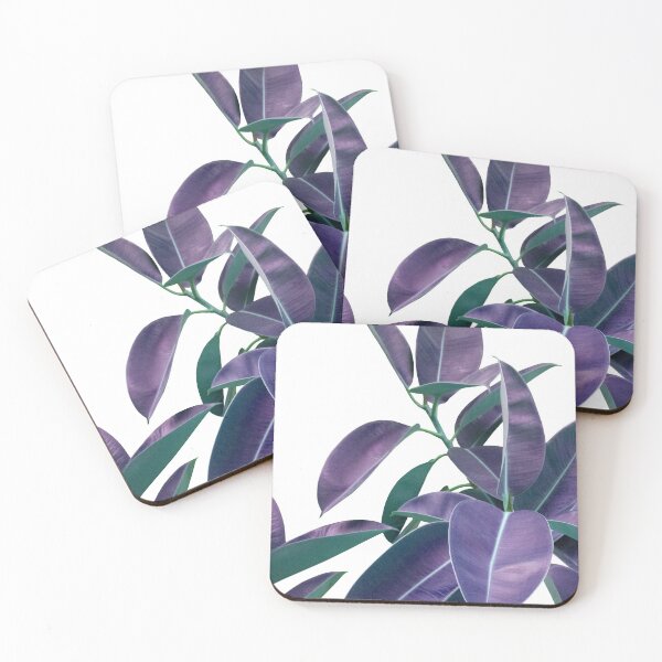 Item preview, Ficus Elastica Violet Green Glam #1 #tropical #decor #art designed and sold by Anita's & Bella's Art.