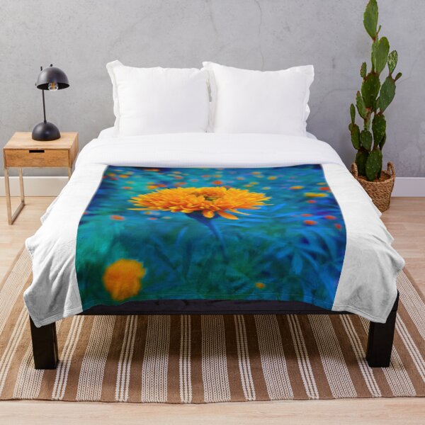 Item preview, Beautiful Marigold flower with orange color designed and sold by DSR-Arts.