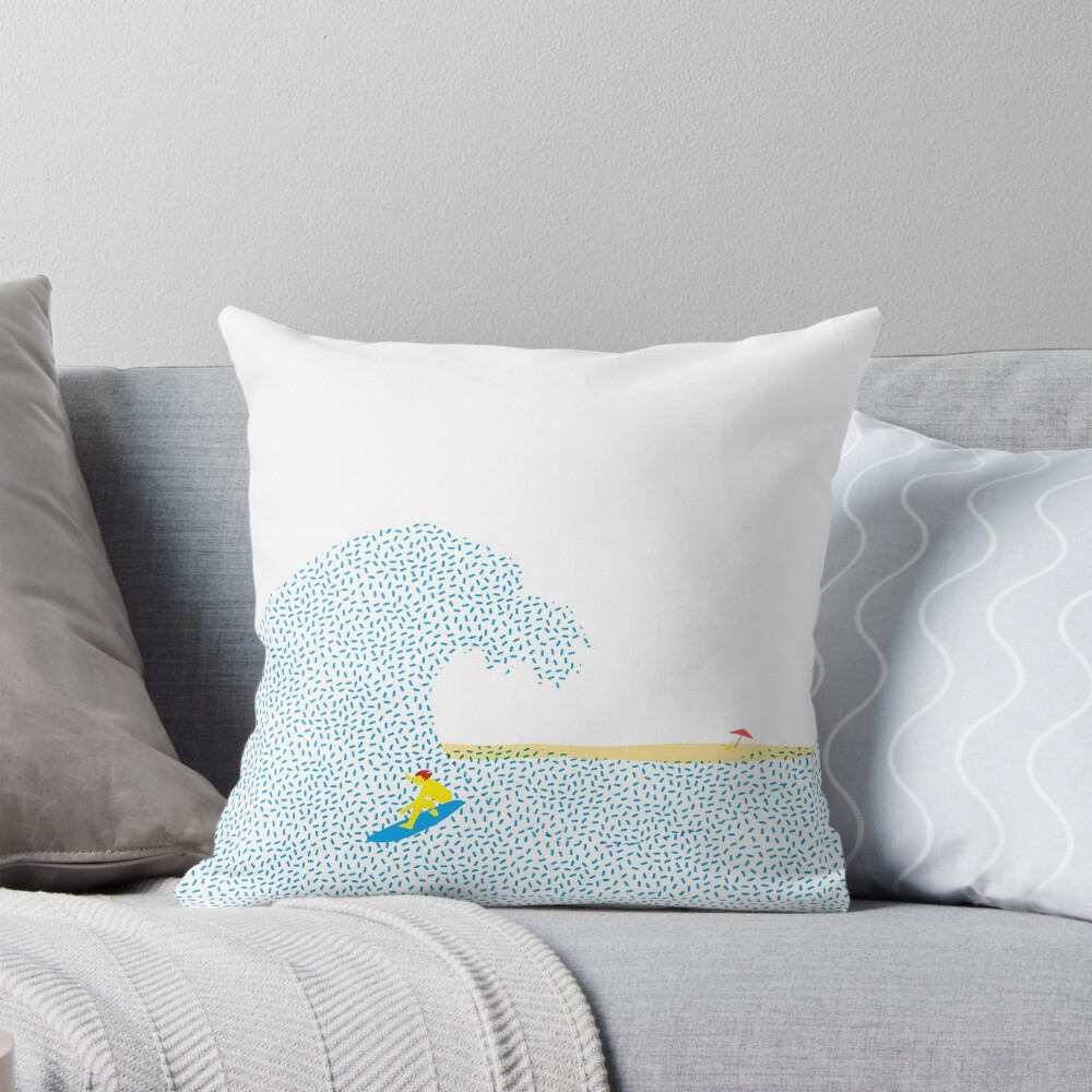 Item preview, Throw Pillow designed and sold by Sebb-.