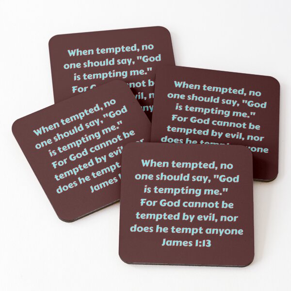 Item preview, Bible Verse James 1:13 designed and sold by Prayingwarrior.