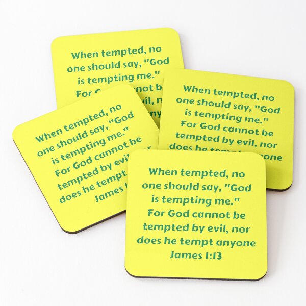 Item preview, Bible Verse James 1:13 designed and sold by Prayingwarrior.