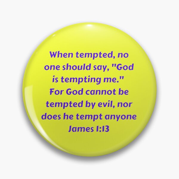Item preview, Bible Verse James 1:13 designed and sold by Prayingwarrior.