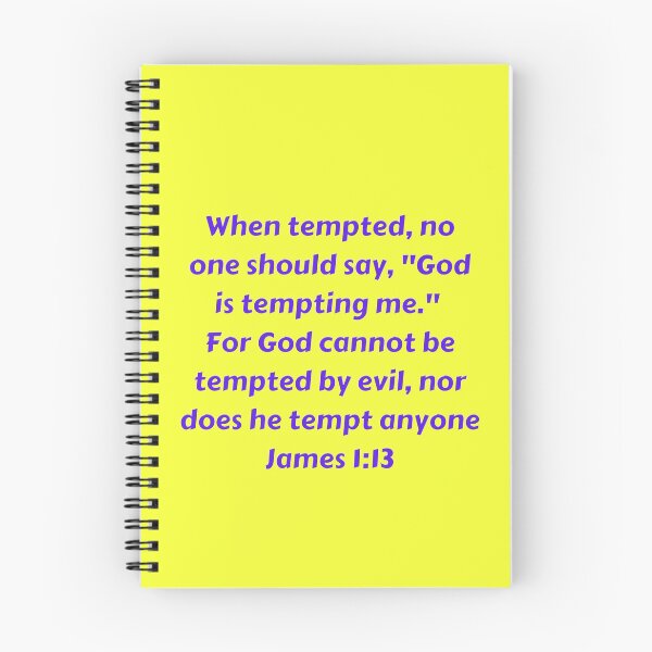 Item preview, Bible Verse James 1:13 designed and sold by Prayingwarrior.