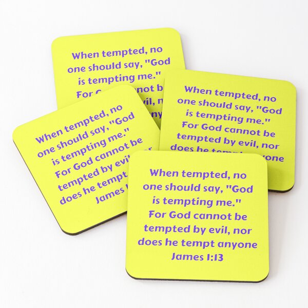 Item preview, Bible Verse James 1:13 designed and sold by Prayingwarrior.