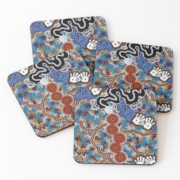 Item preview, Authentic Aboriginal Art - Everything seems so far Away designed and sold by HogarthArts.