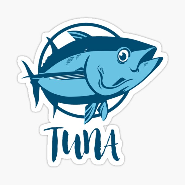 Tuna fishing club, stubborn Tuna Fish, national geographic | Sticker