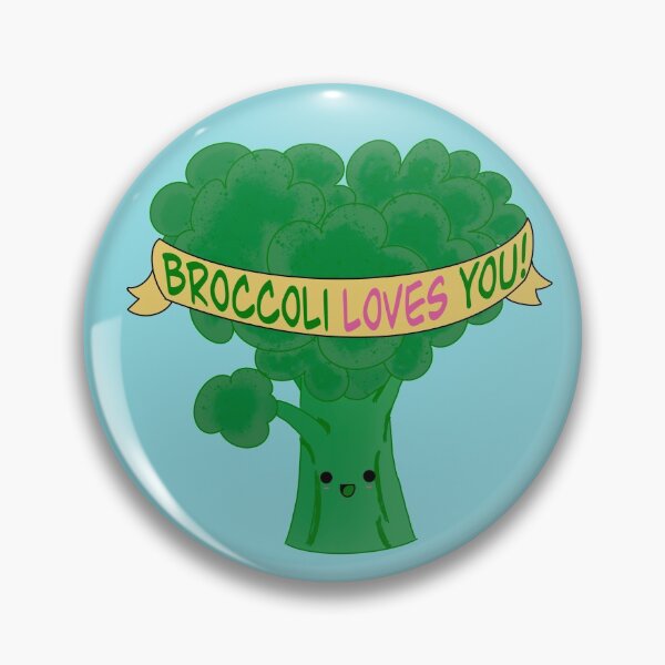 Item preview, Broccoli Loves You! | Cute Funny Vegetable designed and sold by juliuhhh.