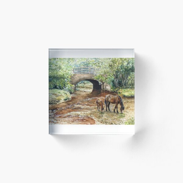 Wootton Bridge Acrylic Block