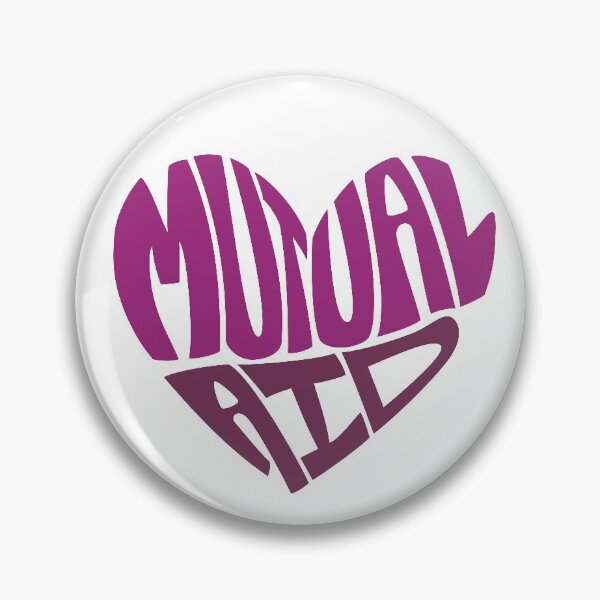 Item preview, Mutual Aid Heart - Purples designed and sold by Lee Meredith.