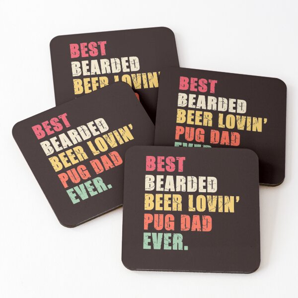 Item preview, BEST BEARDED BEER LOVIN PUG EVER designed and sold by RobBengi24.
