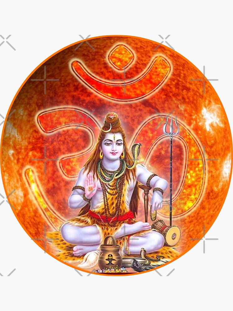 Om Namah Shivay Sticker For Sale By Aruvanita Redbubble 2617