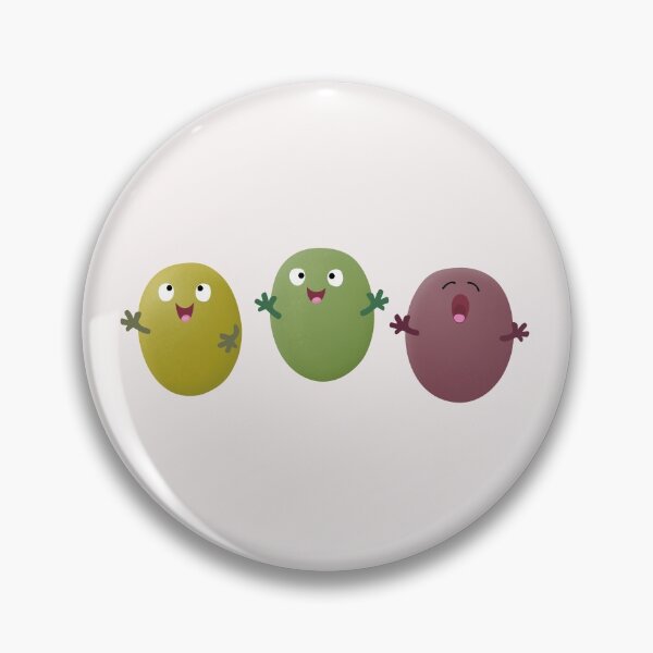 Item preview, Cute happy olives singing cartoon designed and sold by FrogFactory.