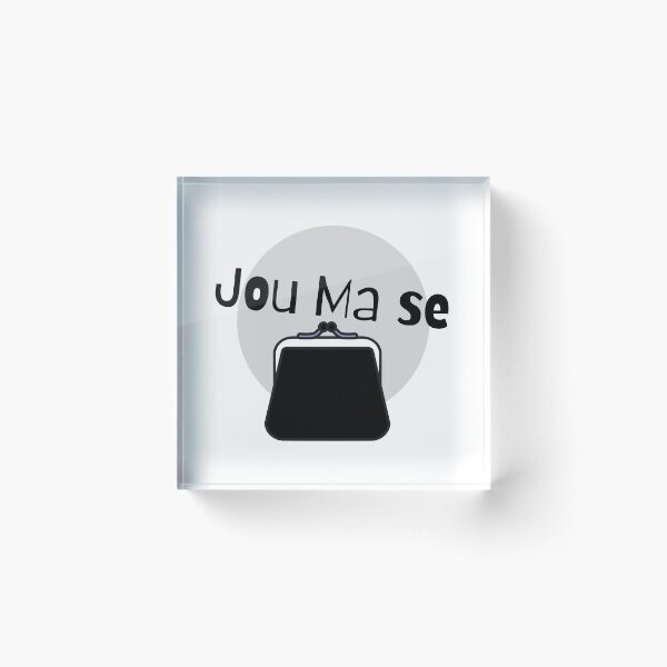 Item preview, Jou Ma Se (Black/White Design) designed and sold by ProfusionPro.