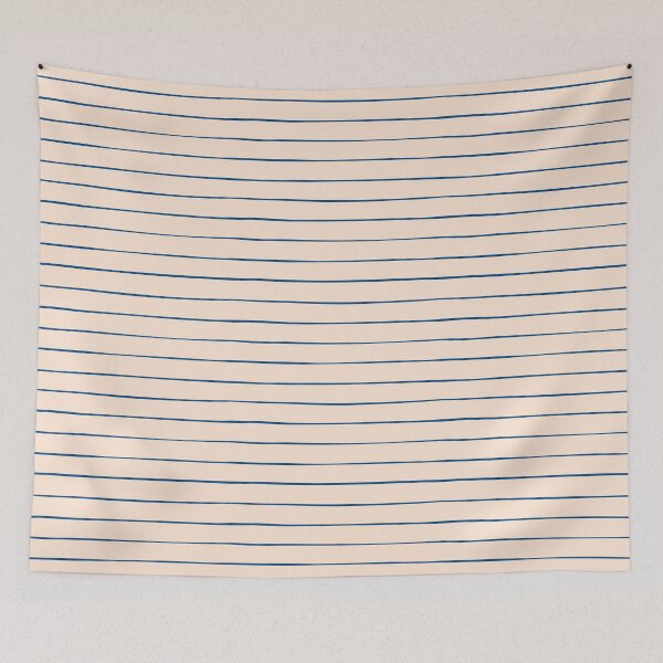 Item preview, Blue strips on light background geometric pattern designed and sold by Bakulina.