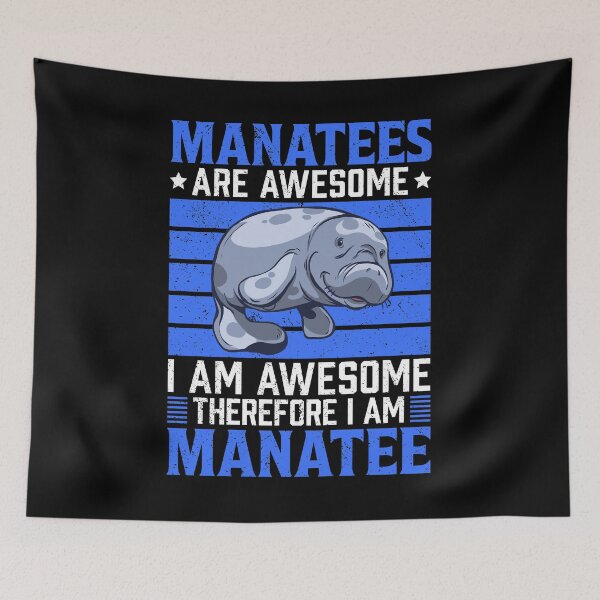 Item preview, Manatees are fantastic marine mammals saying designed and sold by madgrfx.