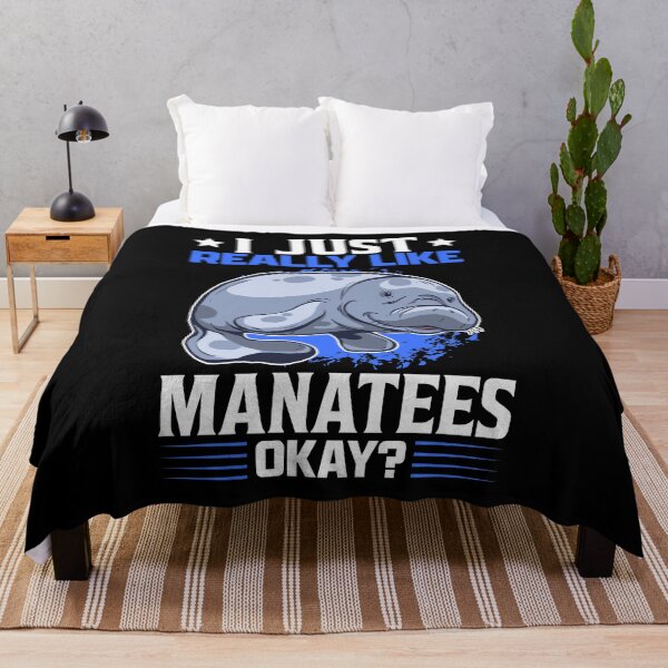 Item preview, I like manatee funny marine mammal saying designed and sold by madgrfx.