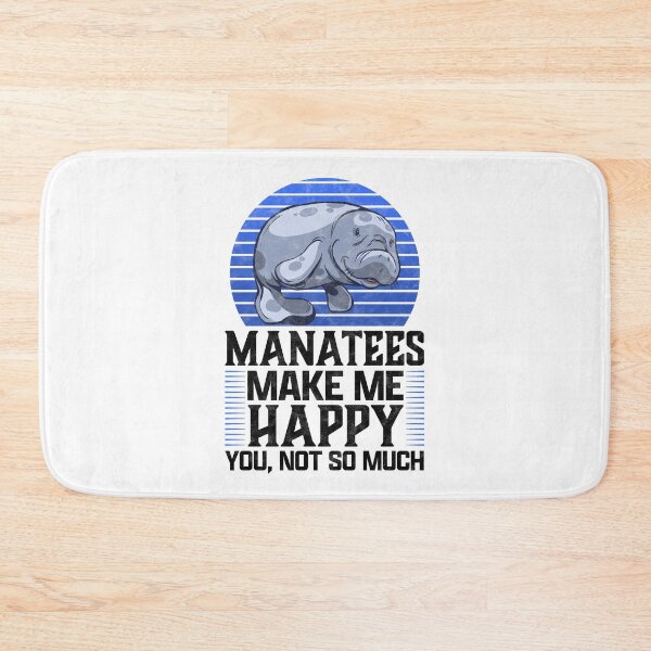Item preview, Manatees make me happy marine mammals designed and sold by madgrfx.
