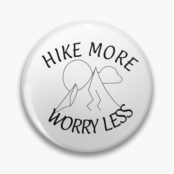 Item preview, Hike More Worry Less Mountains Sunset designed and sold by SHOPBLOB.