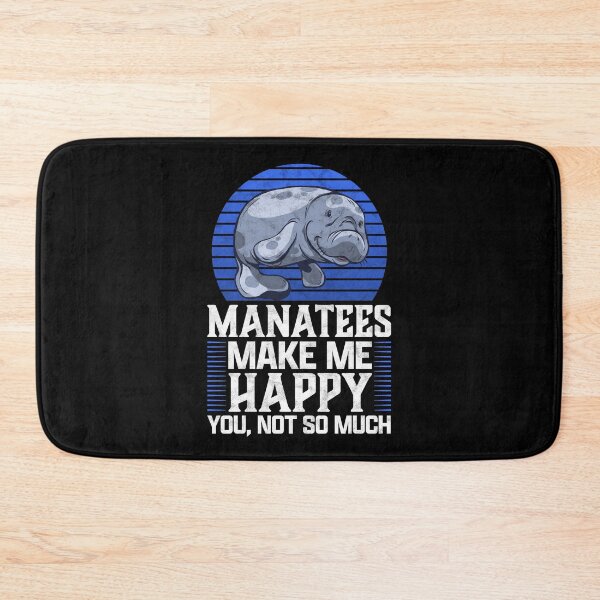 Item preview, Manatees make me happy marine mammals designed and sold by madgrfx.