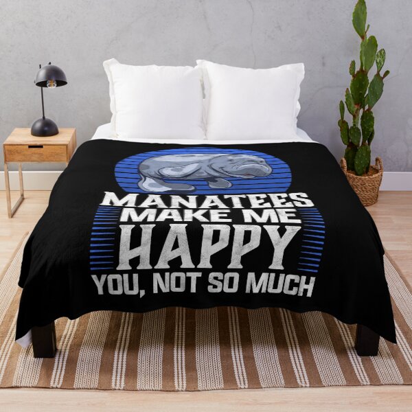 Item preview, Manatees make me happy marine mammals designed and sold by madgrfx.