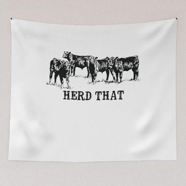 Item preview, Herd that cattle vintage t-shirt. Cow funny gift for men, women and kid designed and sold by Titmit.