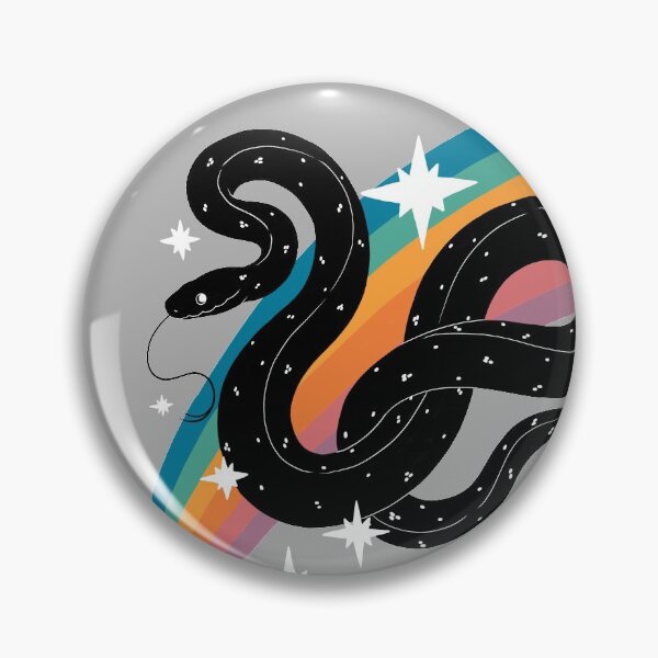 Item preview, Snake with Rainbow and Stars designed and sold by Paige Penrose.