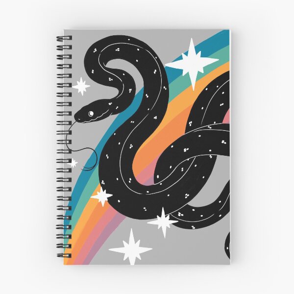 Item preview, Snake with Rainbow and Stars designed and sold by Paige Penrose.