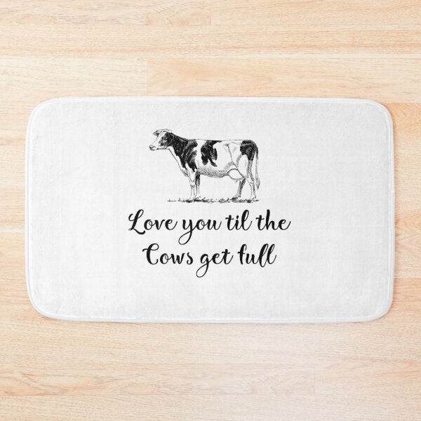 Item preview, love you til the cow get full shirt. Cow awesome gift for cattle lovers designed and sold by Titmit.