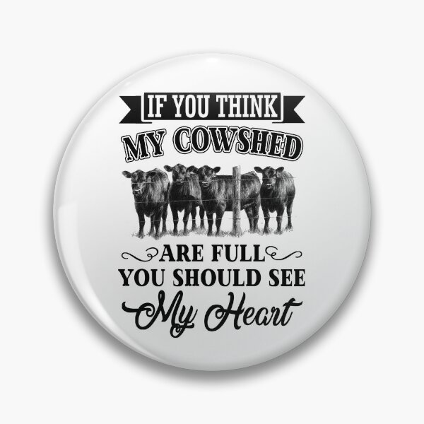 Item preview, If you think my cowshed are fuli you should see my heart cow t-shirt. Funny cow awesome gift for cow lover designed and sold by Titmit.