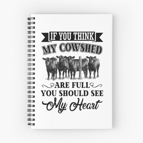 Item preview, If you think my cowshed are fuli you should see my heart cow t-shirt. Funny cow awesome gift for cow lover designed and sold by Titmit.