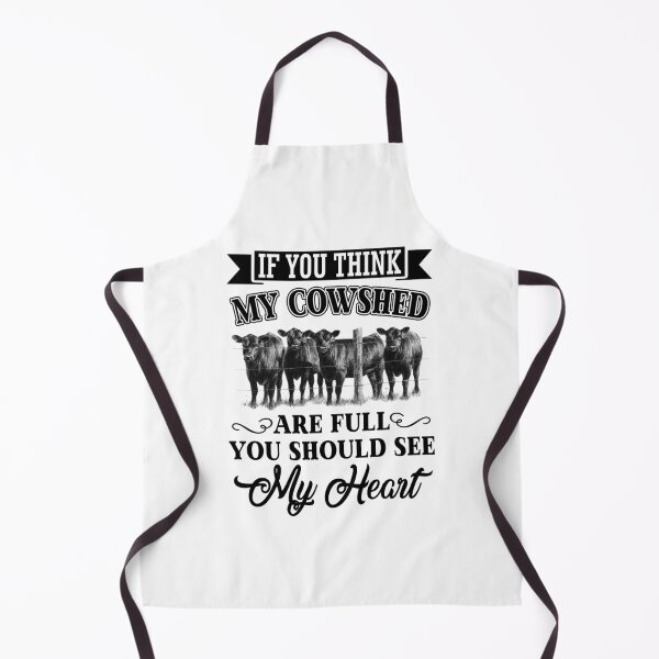 Item preview, If you think my cowshed are fuli you should see my heart cow t-shirt. Funny cow awesome gift for cow lover designed and sold by Titmit.