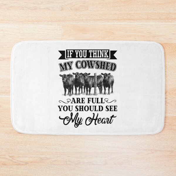 Item preview, If you think my cowshed are fuli you should see my heart cow t-shirt. Funny cow awesome gift for cow lover designed and sold by Titmit.