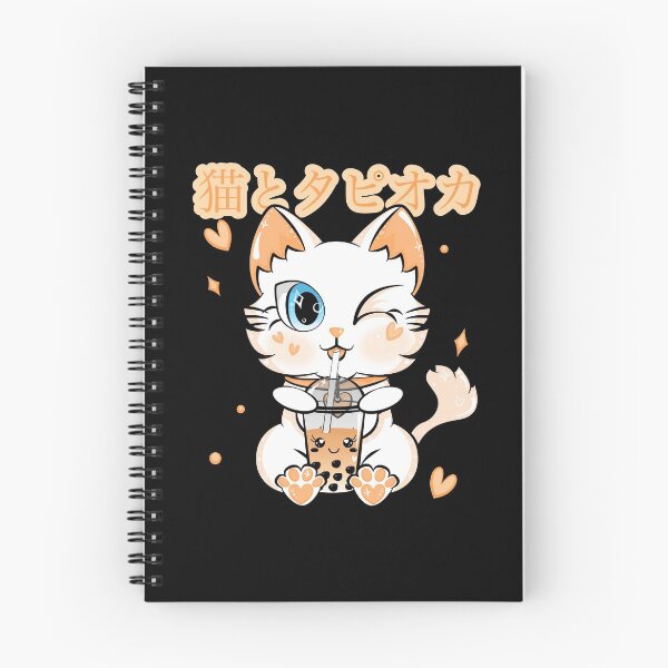Item preview, Cute Bubble Tea Kawaii Neko Cat Japanese Tapioca Peach designed and sold by ZNOVANNA.
