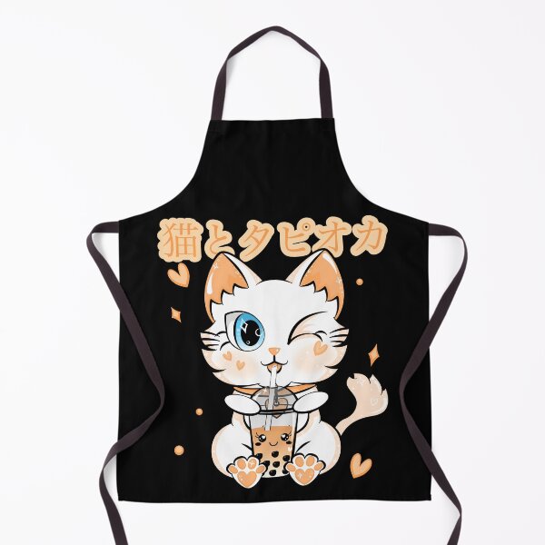 Item preview, Cute Bubble Tea Kawaii Neko Cat Japanese Tapioca Peach designed and sold by ZNOVANNA.