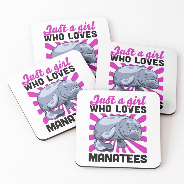 Item preview, Girl the manatee loves marine mammals saying designed and sold by madgrfx.