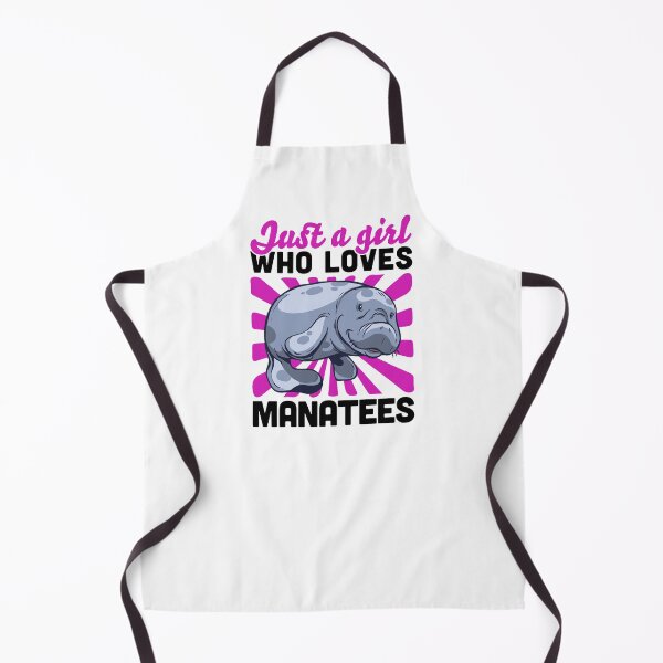 Item preview, Girl the manatee loves marine mammals saying designed and sold by madgrfx.