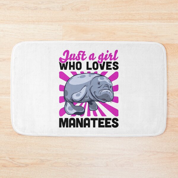 Item preview, Girl the manatee loves marine mammals saying designed and sold by madgrfx.