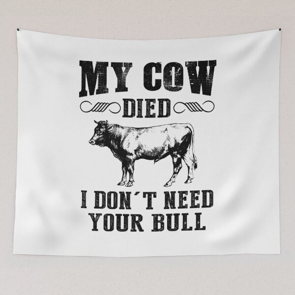 Item preview, My cow died i don't need your bull funny cow shirt. Cow gift for men and women love cattle designed and sold by Titmit.